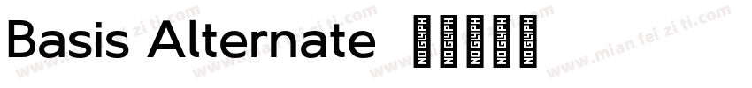 Basis Alternate字体转换